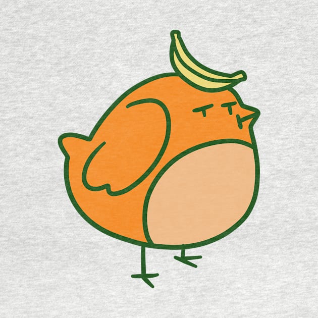 Orange Banana Bird by saradaboru